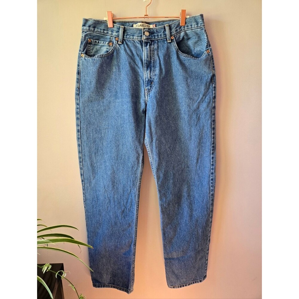 Levi's 550 Relaxed Fit Jeans Medium Wash 36x34 (Measures 35x33)👖✨